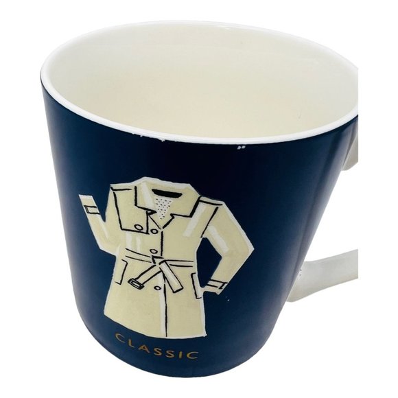 Kate Spade "Things We Love" Classic Blue & White Coffee Mug Collab with Lenox - Picture 2 of 9